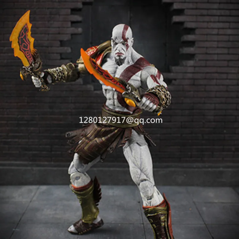 7 дюймов NECA God Of War 3 призрак Спарты Кратос ПВХ фигурка Коллекционная модель