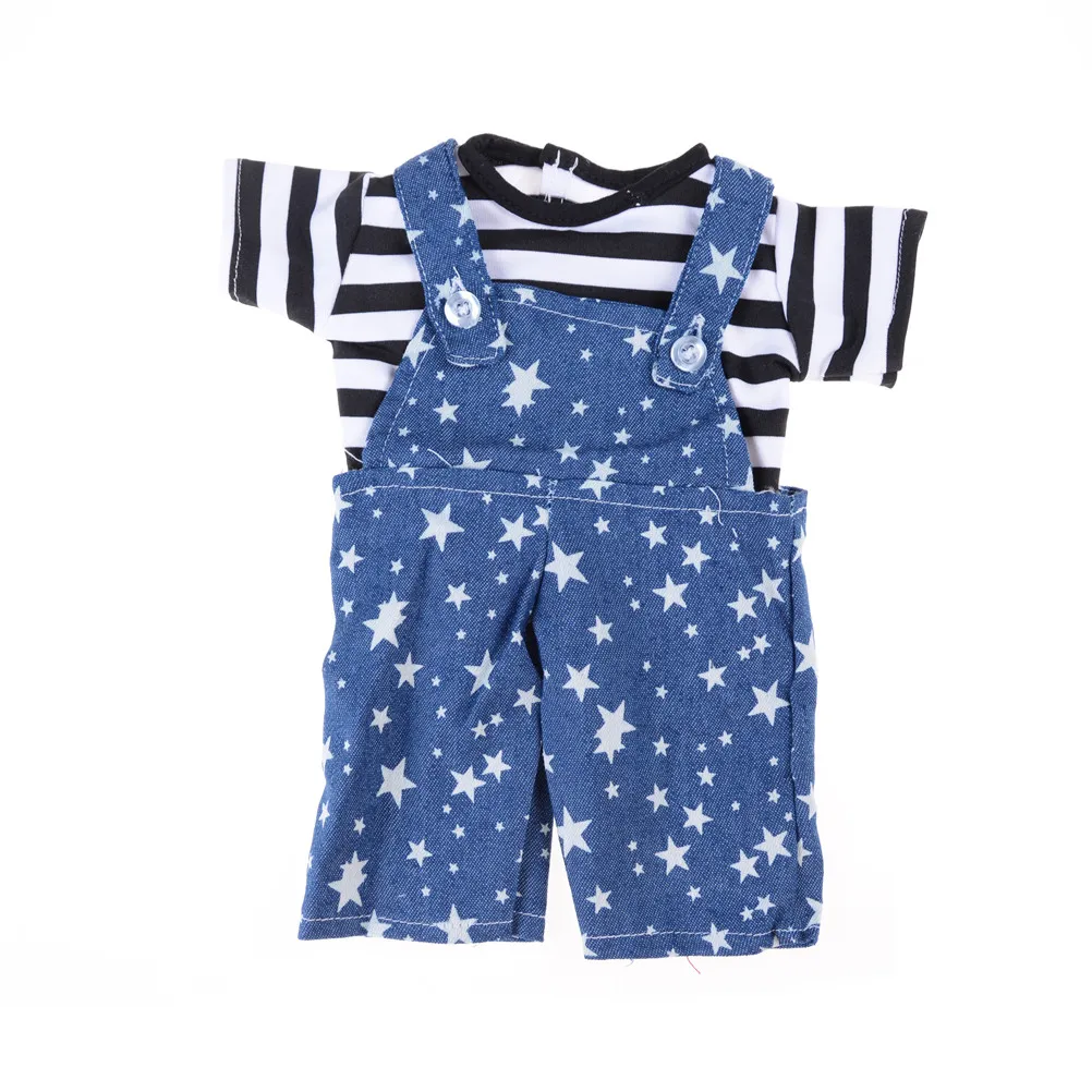 1 комплект футболка + штаны с галстуком Одежда для кукол 18 дюймов 45 см аксессуары