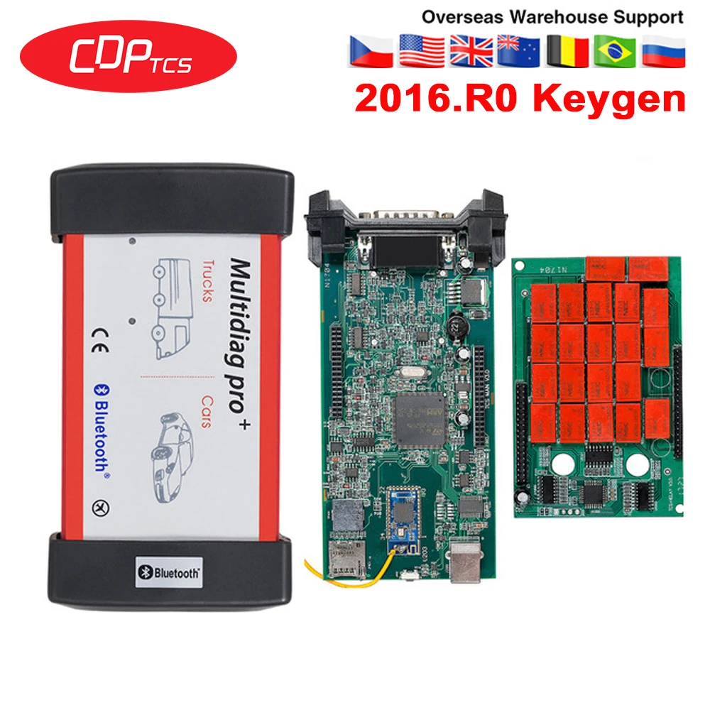 Multidiag Pro+ CDP TCS Bluetooth, протокол CDP TCS,00 keygen OBD2 V3.0 автоматический сканер OBDII 2 автомобильный тестер для грузовых автомобилей диагностический инструмент