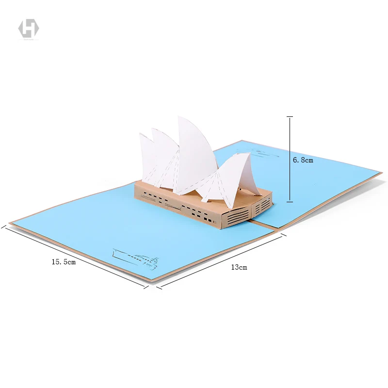 3D всплывающие поздравительные карты с конвертом лазерная резка открытка на