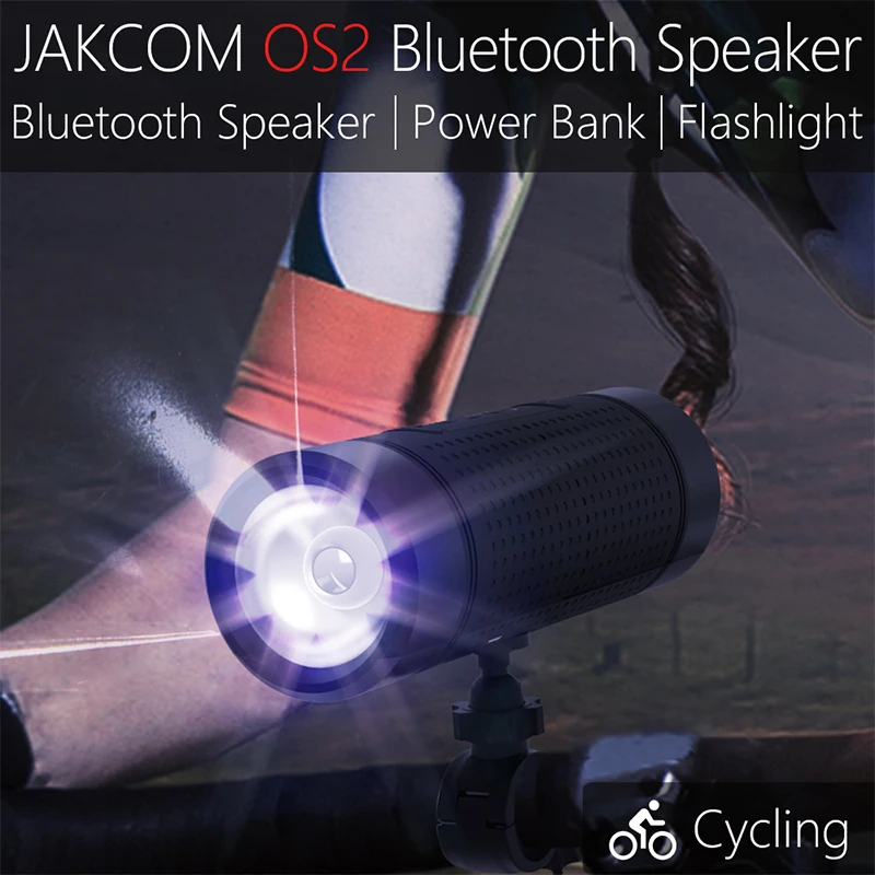 Jakcom Os2 открытый Bluetooth динамик водонепроницаемый 5200 мАч Внешний аккумулятор велосипедный портативный сабвуфер бас динамик с светодиодный светильник