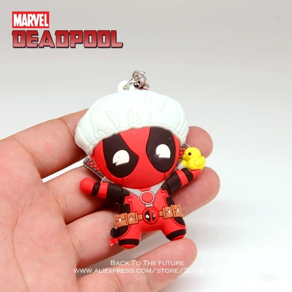 Disney Marvel X Men Дэдпул 7 см фигурка аниме мини украшение ПВХ Коллекционная игрушка
