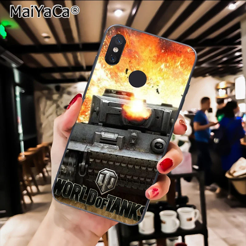 A2 MaiYaCa world of tanks Черная мягкая крышка чехол для телефона для Xiaomi Redmi8 4X 6A S2 7A 6A Redmi 5 5Plus Note5 7 Note8Pro - Color: A2