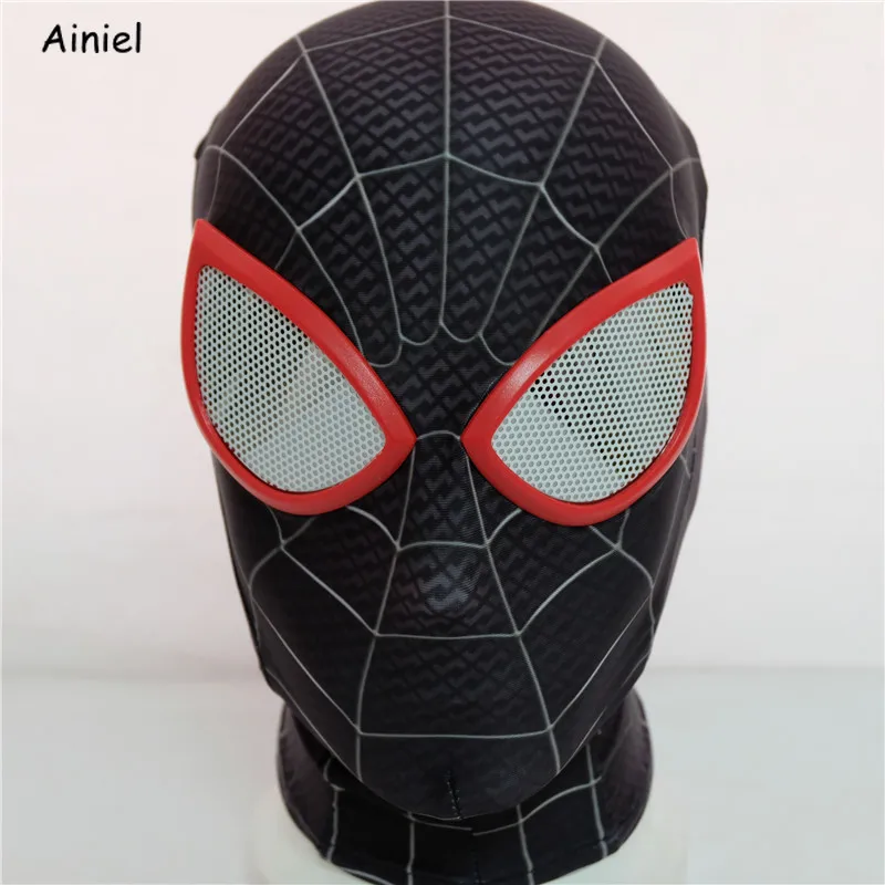 Miles Morales маска Питера Паркера маскарадный костюм супергероя зентай для взрослых