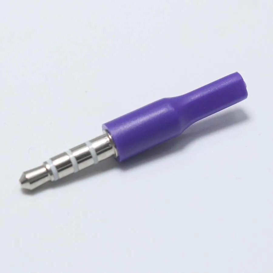 2 шт. 4 полюсные штекеры для стереогарнитуры 3 5 мм 6 цветов|connector 3.5mm|connector plugconnector
