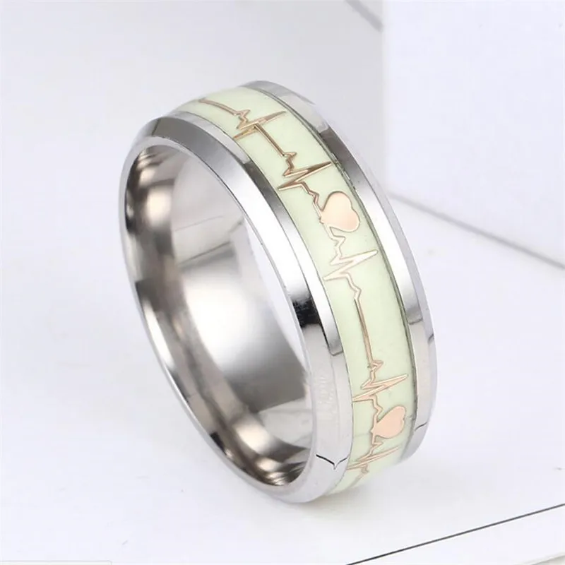 Forever Love 2018 модное серебристое кольцо из нержавеющей стали с сердечником