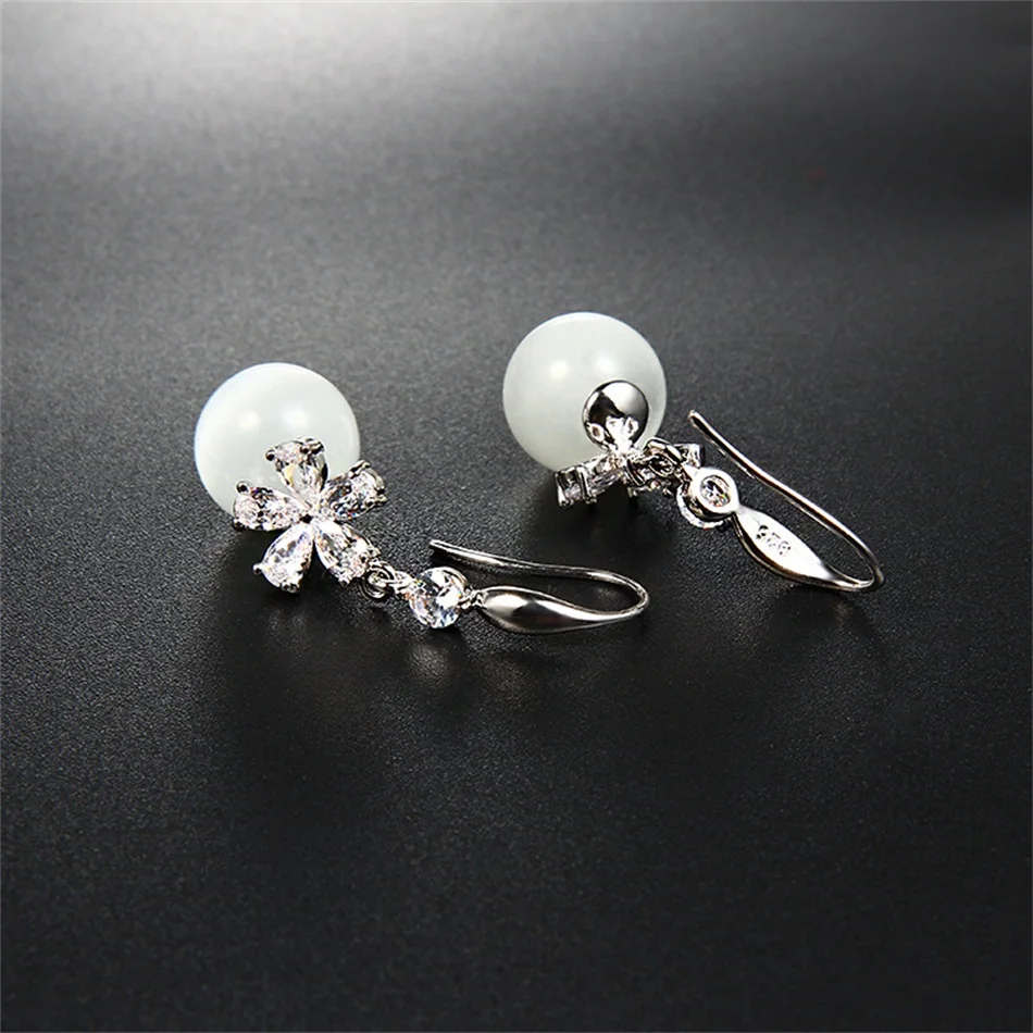 Женские серьги Zrcon с опаловым крючком модные ювелирные изделия аксессуары из