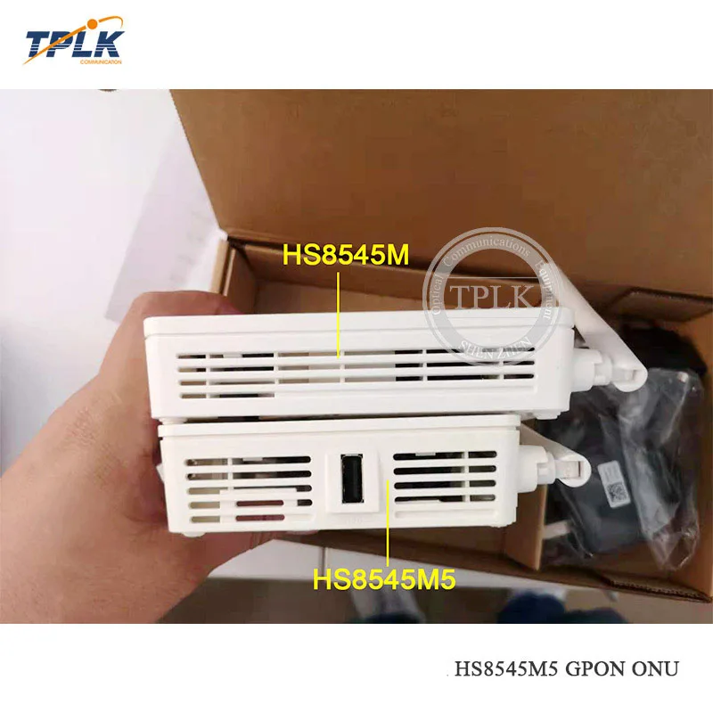 Лидер продаж GPON ONU ONT FTTH Fibra Optica HS8545M5 10 шт./лот маршрутизатор 1GE + 3FE VOICE WIFI мини-размер