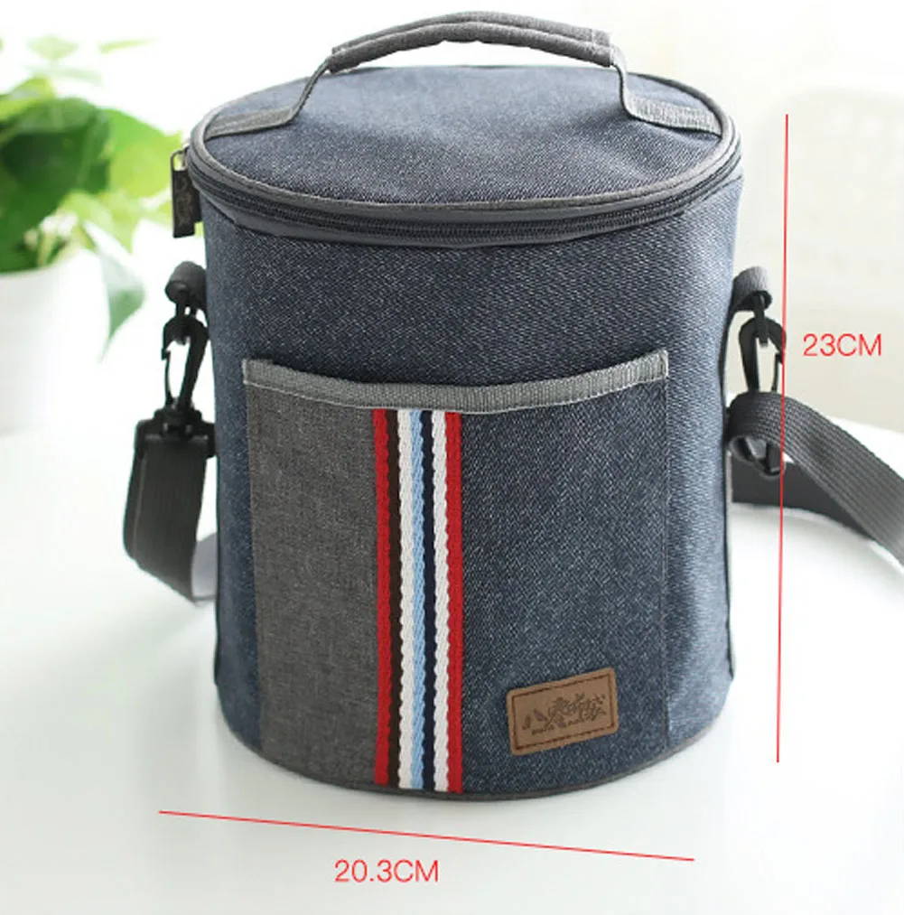 New Fashion Lunch Bags Portable Insulated Lunch Bag For Women Men Kids Thermos Cooler Adults Tote Box