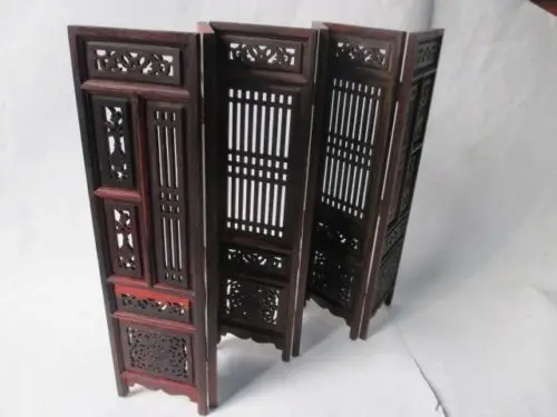 Китайская коллекция ручной резки деревянный экран Hong Shan | Дом и сад