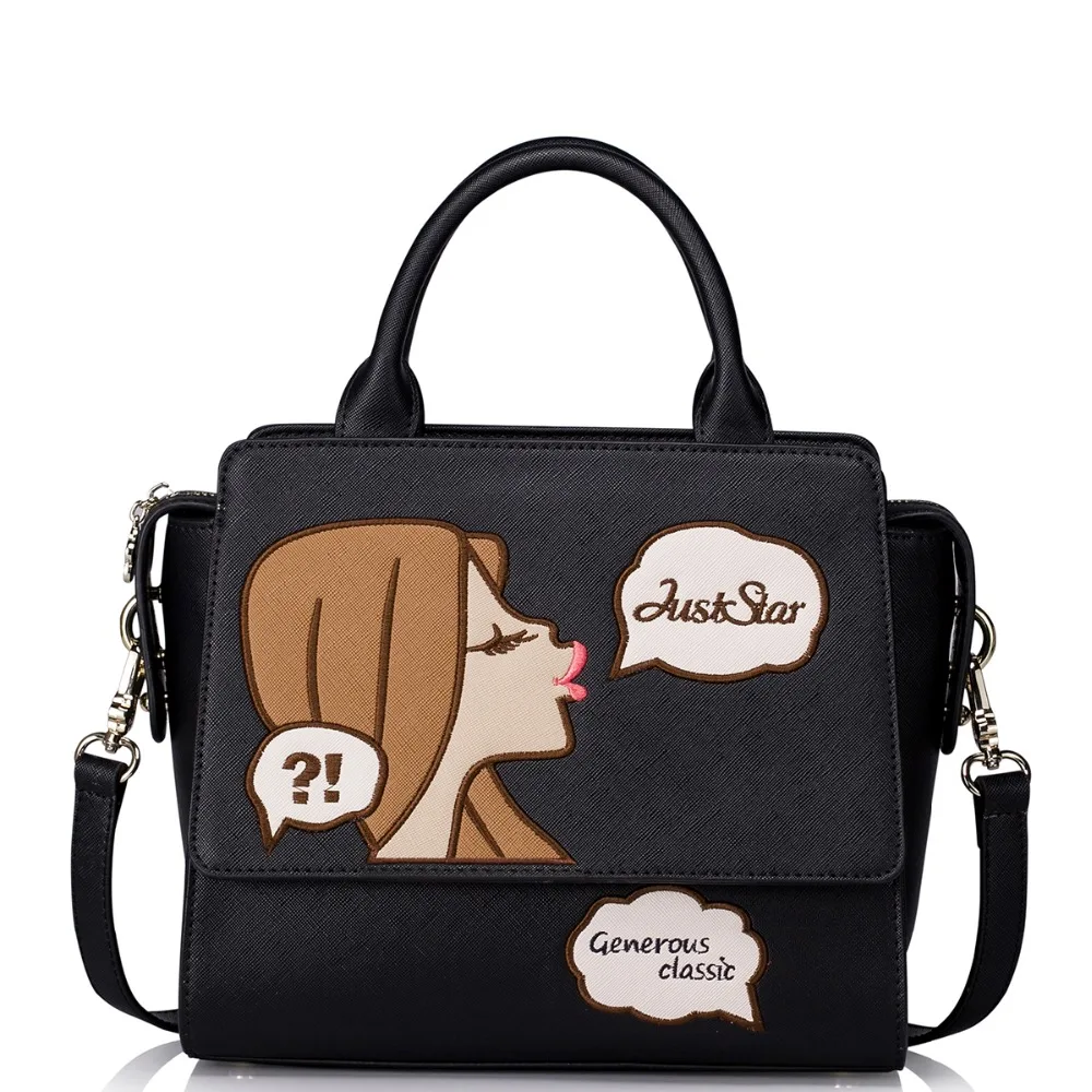 Для женщин прекрасная картина девушка кожа кабриолет Zip Small Tote Сумочка Креста