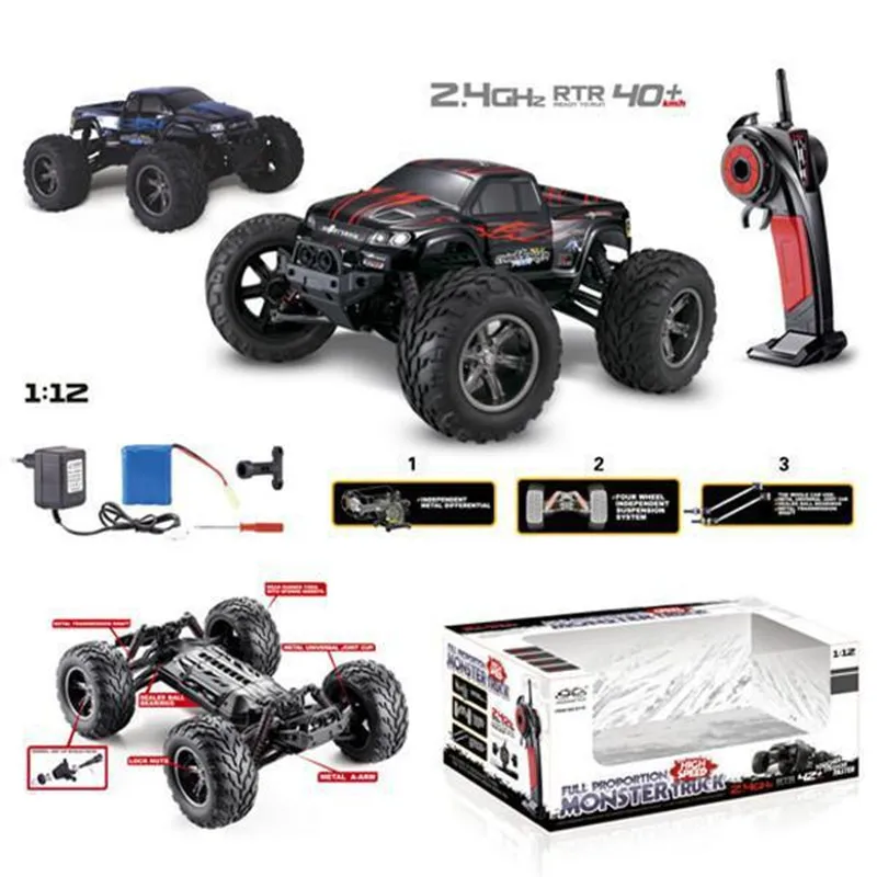 Внедорожник GPTOYS RC S911 масштаб 2 4 г внедорожник Supersonic Explorer Monster с колесами