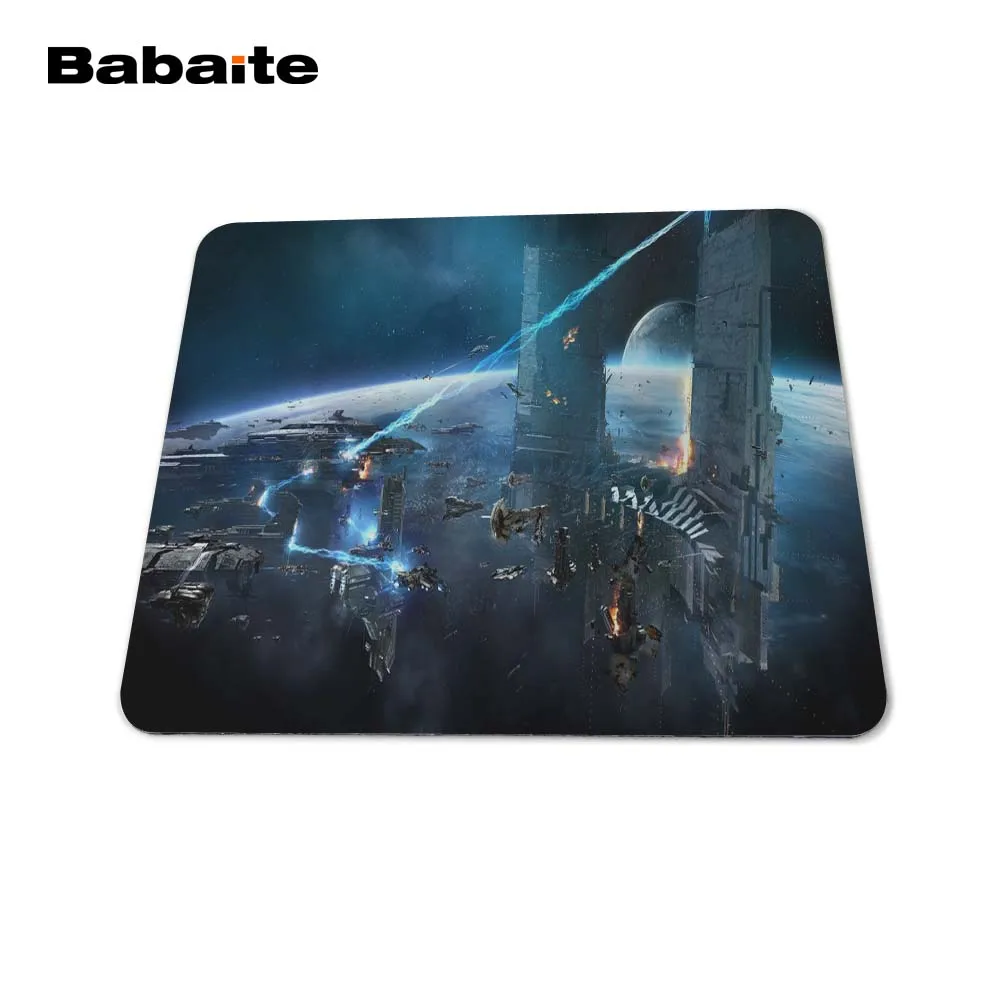 Игровой коврик для мыши ноутбука Babaite термостойкий компьютерный 180x220 мм с темным