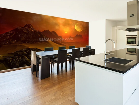 Обои на заказ для новорожденных. Фэнтези Инопланетянин 3D обои детской комнаты