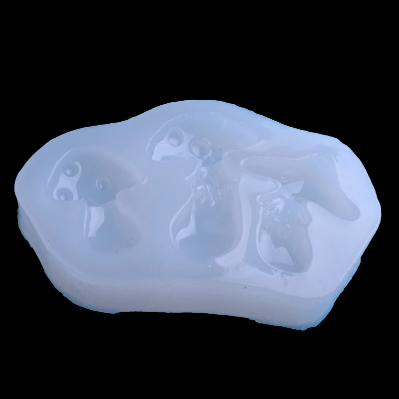 1 шт. УФ полимерные ювелирные изделия Жидкая силиконовая форма Грибная смола