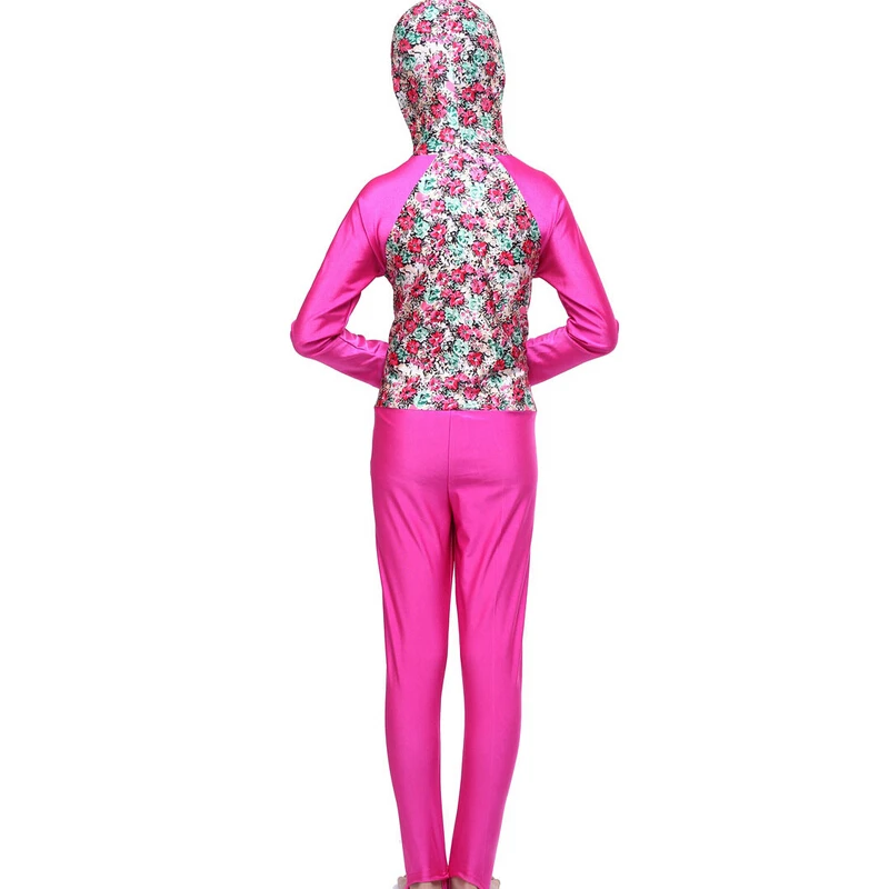 Детский купальник с цветочным принтом для девочек купальная одежда в стиле