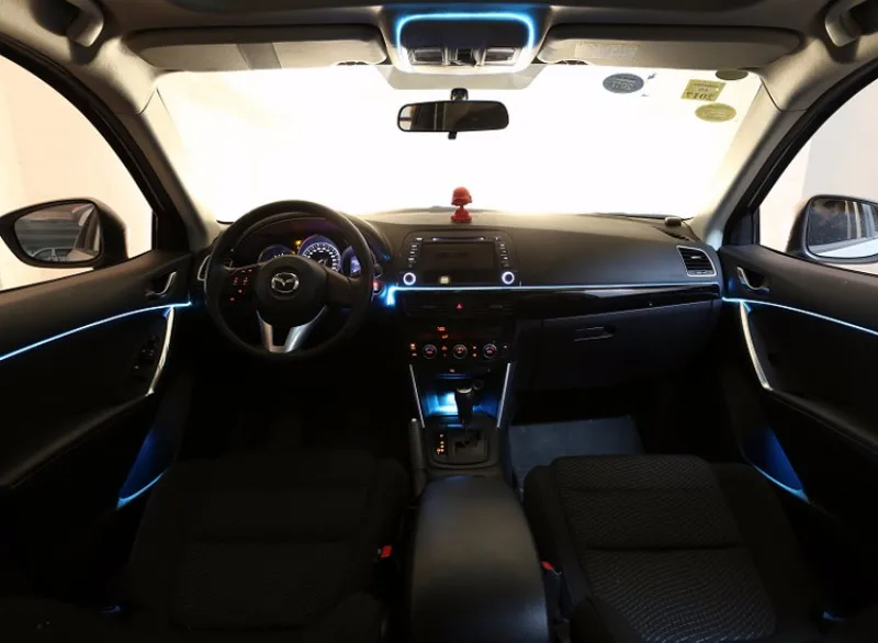 Для NISSAN Maxima A32 A33 A34 A35 A36 1994- интерьер автомобиля окружающий светильник внутри автомобиля холодный светильник полосы оптического волокна