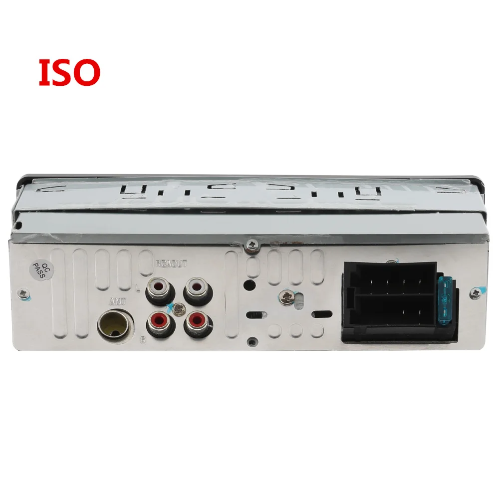 iso Авторадио JSD520 автомобильный Радио стерео плеер цифровой Bluetooth Автомобильный mp3 плеер 60Wx4 FM Радио стерео аудио с в тире AUX вход - Цвет: iso