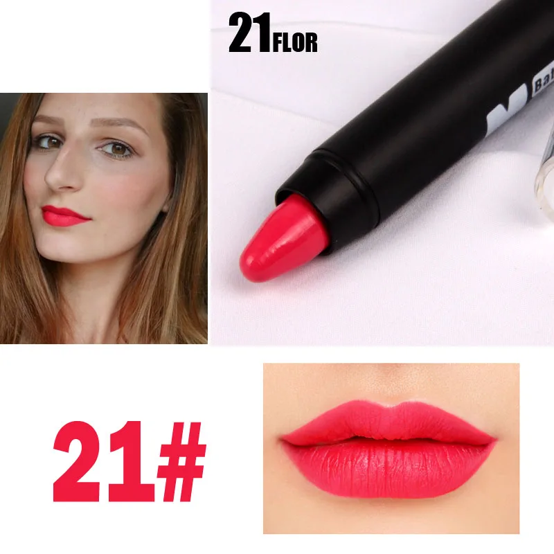 Женская помада Miss Rose красная матовая карандаш долговечная 8 цветов|lipstick long|red mattred