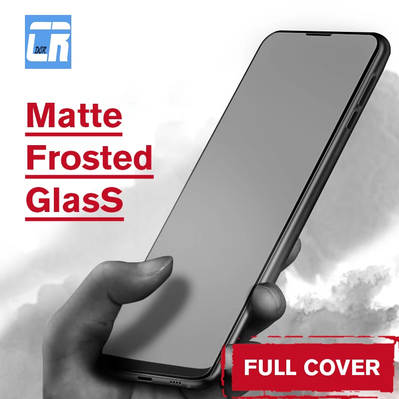 

No Fingerprint Matte Frosted Tempered Glass for Xiaomi Redmi Note 10 11 9 6 7 8 Pro 9s 4X F1 M3 F3 Poco X3 Nfc Screen Protector