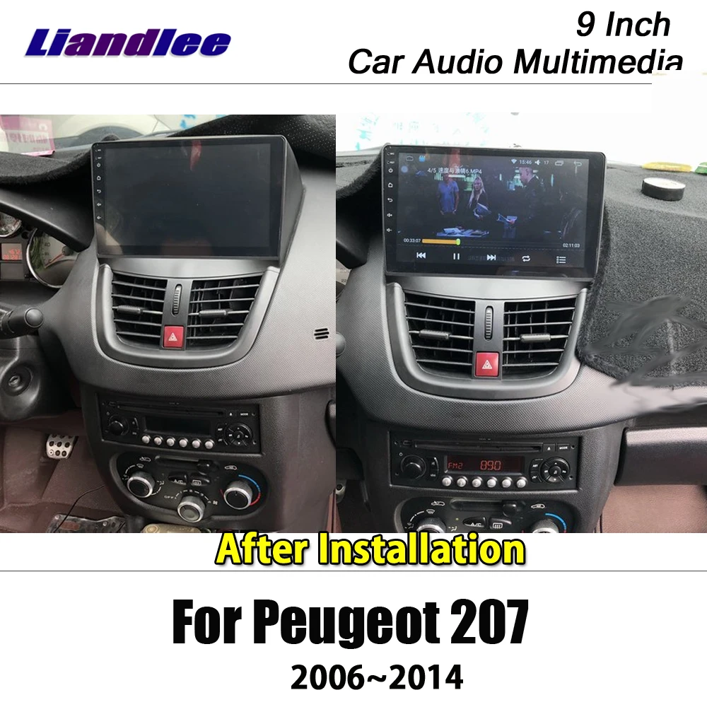 Liandlee 9 дюймов Android для peugeot 207 2006~ стерео радио видео Wifi Carplay карта gps Nav Navi навигация Мультимедиа