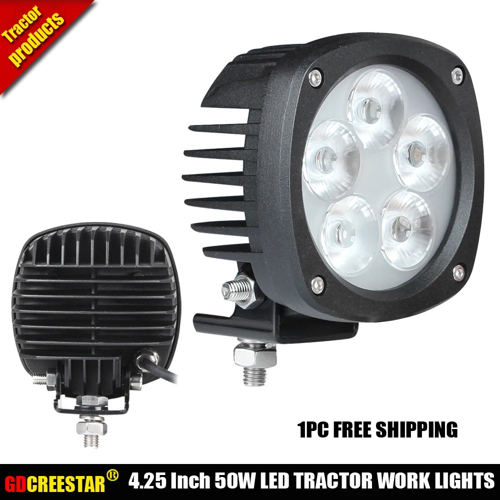 Компактные светодиодные прожекторы 50 Вт TL500F рабочие фары для John Deere 250D 260E 300D 310E 350D