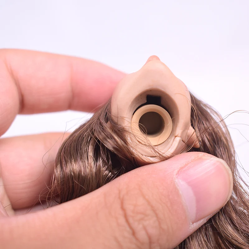 

KT008 exquisite women's 1/6 ratio long hair girl head shape female head carving model 12 "female Phicen action figure body doll