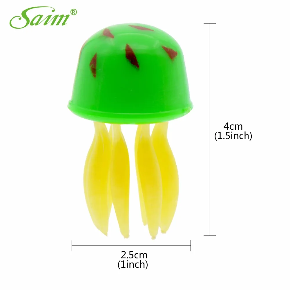 5 шт. искусственные Медузы для аквариума 1 дюйма|fish tank jellyfish|decoration fish tankaquarium resin |