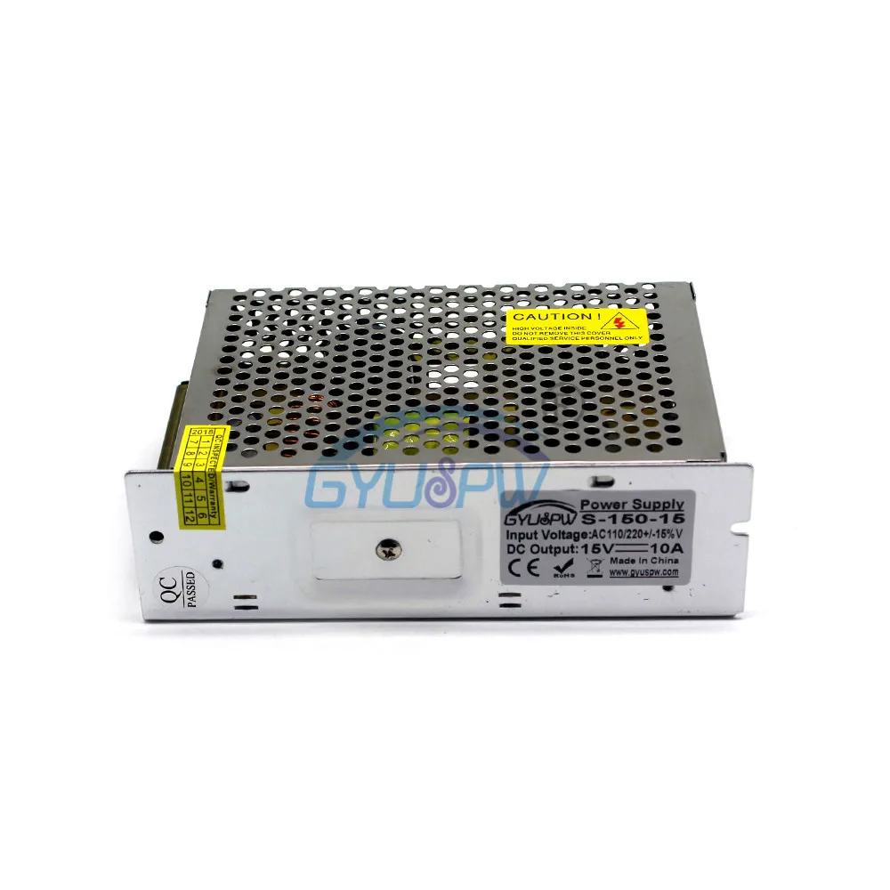 Universal 150W 10A 15V DC Power Adapter Transformer 110V 220V ac-dc15v Switching Supply for LED Strip Lights CNC CCTV | Обустройство