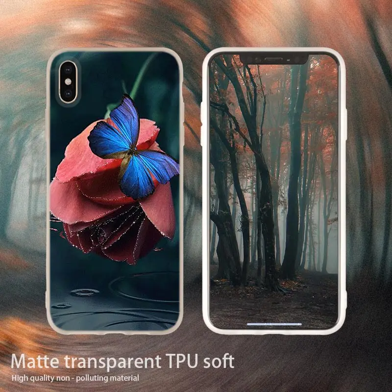 10 soft case Мягкий чехол для телефона с танцующей бабочкой для iPhone 11 Pro 4 5 5S SE 6 6s 7 8 Plus x XR XS Max Telefoonhoesjes Etui Funda чехол s - Цвет: 10 soft case