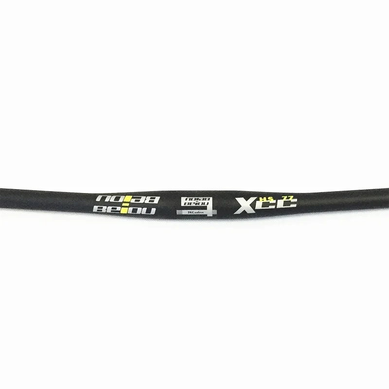 Black Yellow BEIOU углеродное волокно Ручка Бар Unibody горный велосипед плоский бар 620 мм Сверхлегкий T700 матовый H001G62 - Цвет: Black Yellow
