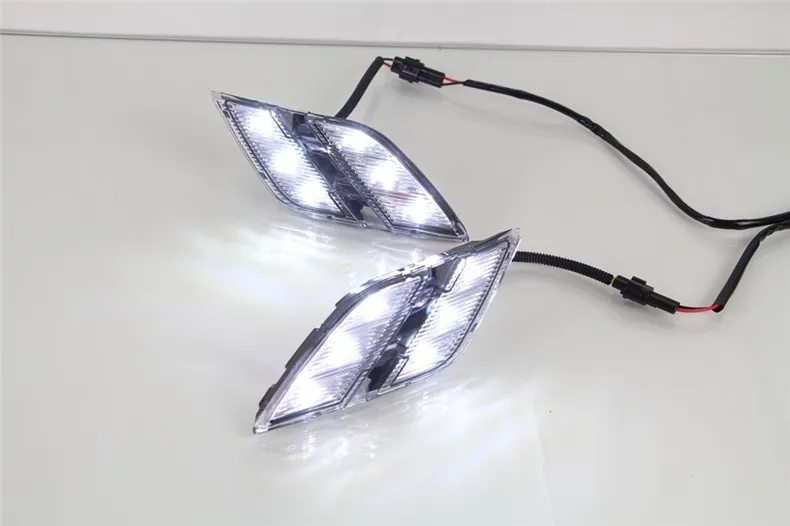 Светодиодные дневные ходовые огни Lampever для 2014 2015 Peugeot 301 светодиодный комплект