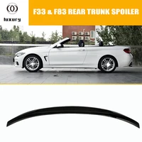f33 mp style carbon fiber rear wing spoiler for bmw 420 428 435 440 convertible 2014 2020