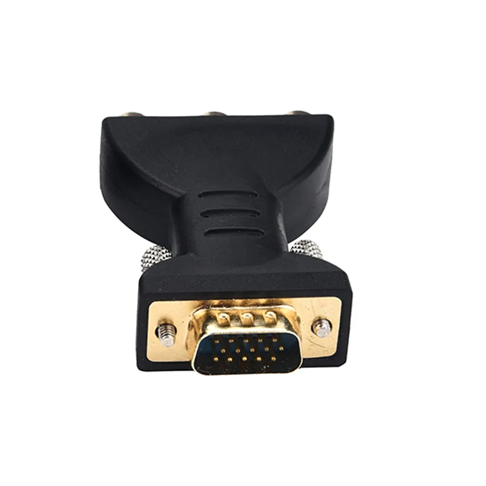 Digital Cables RCA RGB Video Female To HD 15-Pin VGA Component Converter Adapter TV LCD #25 | Электроника