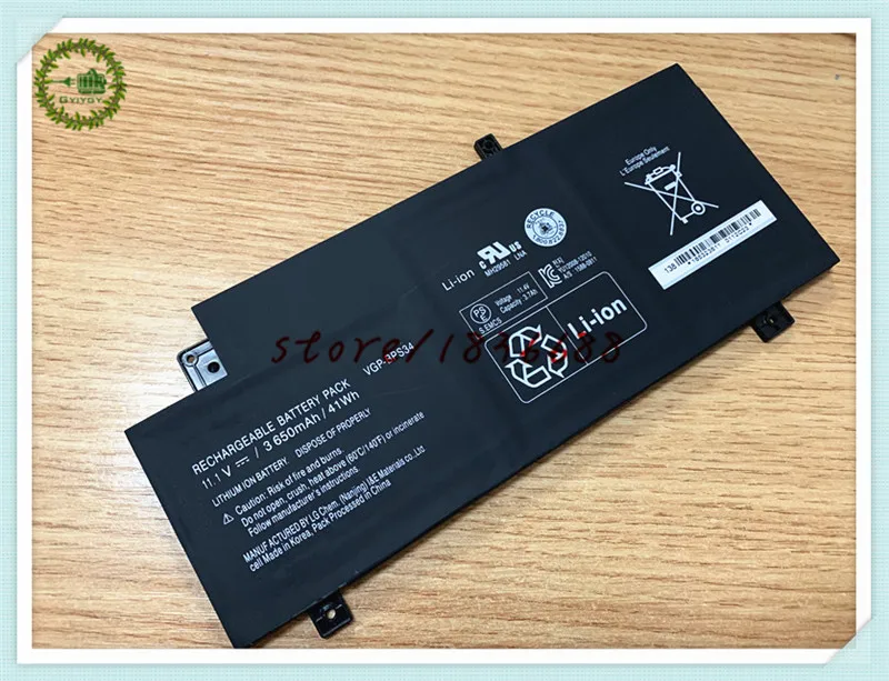 Аккумулятор GYIYGY для ноутбука Sony Vaio 11 1 В 41 Вт/ч 3650 мАч|battery for sony vaio|laptop battery sonysony vaio