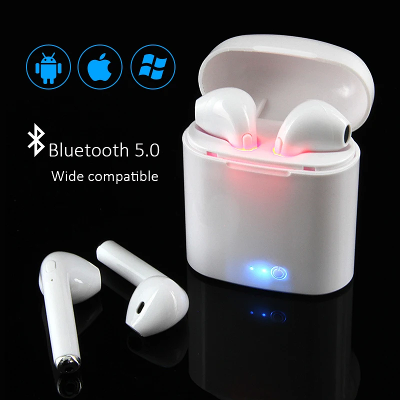 I7s TWS мини беспроводные Bluetooth наушники стерео гарнитура с зарядным боксом
