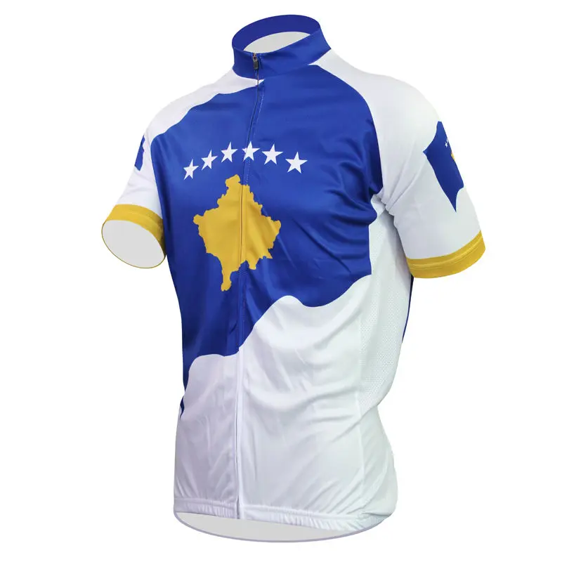 Заграничная спортивная одежда флаг Косово узор велосипедная Для мужчин летний