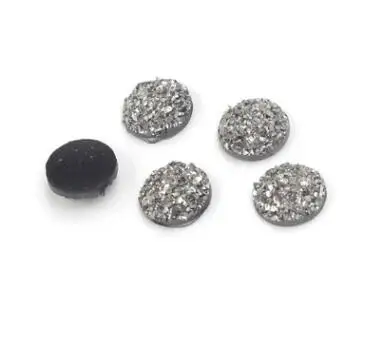 13 Jaymaxi 10 мм AB Цвет Druzy камень смола круглая плоская спина, кабошон для DIY украшения ювелирных изделий на заказ многоцветный 100 шт./лот - Цвет: 13