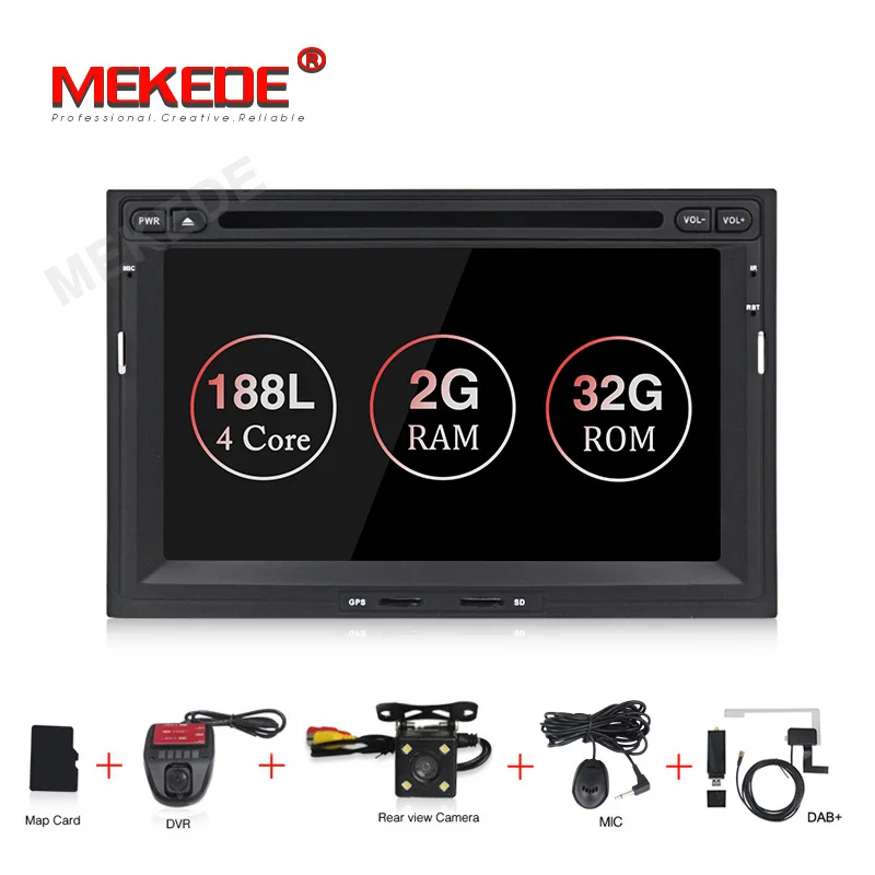 DVD CAMERA DVR DAB MEKEDE 2 Din Android 9,1 Автомагнитола для peugeot 3005 3008 5008 Partner Berlingo автомобильный мультимедийный плеер стерео gps Навигация DVD - Цвет: DVD CAMERA DVR DAB