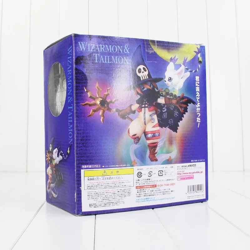 14 см Wizarmon Tailmon фигурка игрушки Digimon Приключения аниме модель куклы для детей
