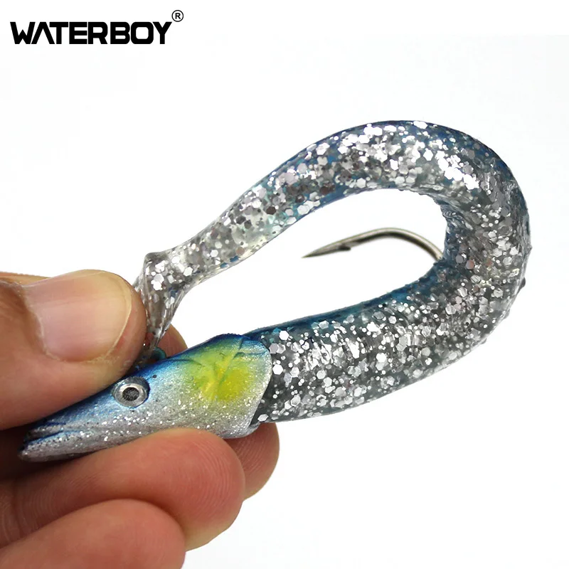 WATERBOY 5 шт./упак . 11 см 22 г свинцовая блесна головная Мягкая приманка искусственная