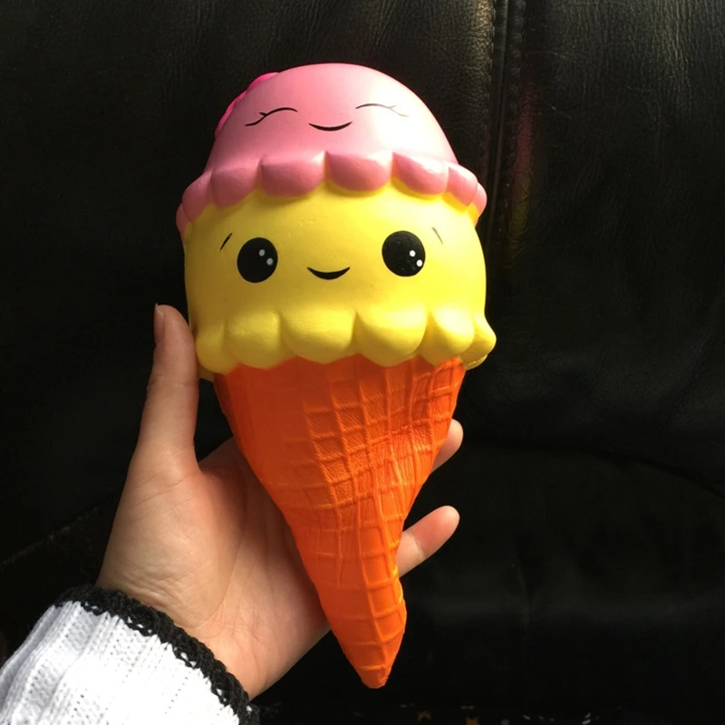 Jumbo Squishy мороженое 22 см замедлить рост мягкие хлюпает прекрасный стресса игрушка