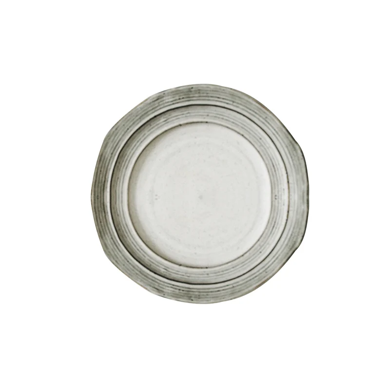 Годовой кольцо 8 керамическая тарелка дюймовая для завтрака с суповую тарелку