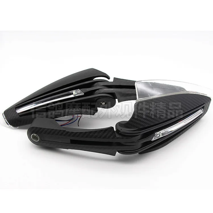 1 пара мото защита для honda suzuki yamaha moto rbike ручная защита с Светодиодный индикатор сигнала поворота moto rcycle handguard