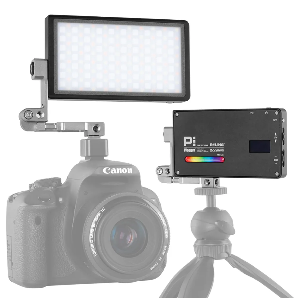 Boling BL P1 RGB полноцветный светодиодный видео свет Vloging освещение для фотосъемки 2500 K