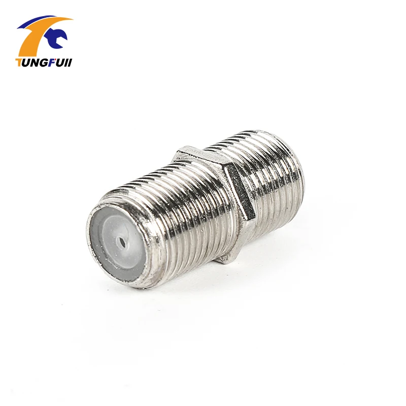 Tungfull и практичный 100 шт. F Тип UHF муфта адаптер разъем F Разъем RG6 RG59 коаксиальный кабель для ТВ сети