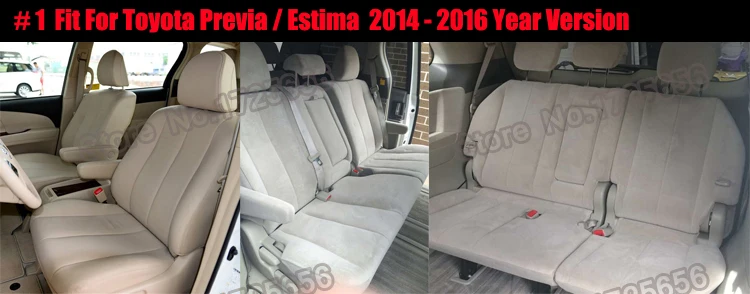 AutoDecorun пользовательские автокресла для Toyota Previa Estima Чехлы для автомобильных сидений опоры сидений подушки автомобильные аксессуары защита