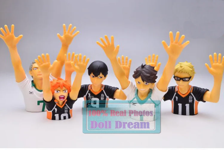 Фигурки героев японского аниме TakaraTomy haikyuu игрушки для девочек 5 шт./лот 4 см|toys for|toys
