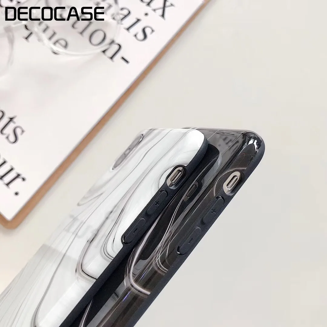 DECOCASE простые классические черные белые линии Breif силиконовые пара женщин мужчин