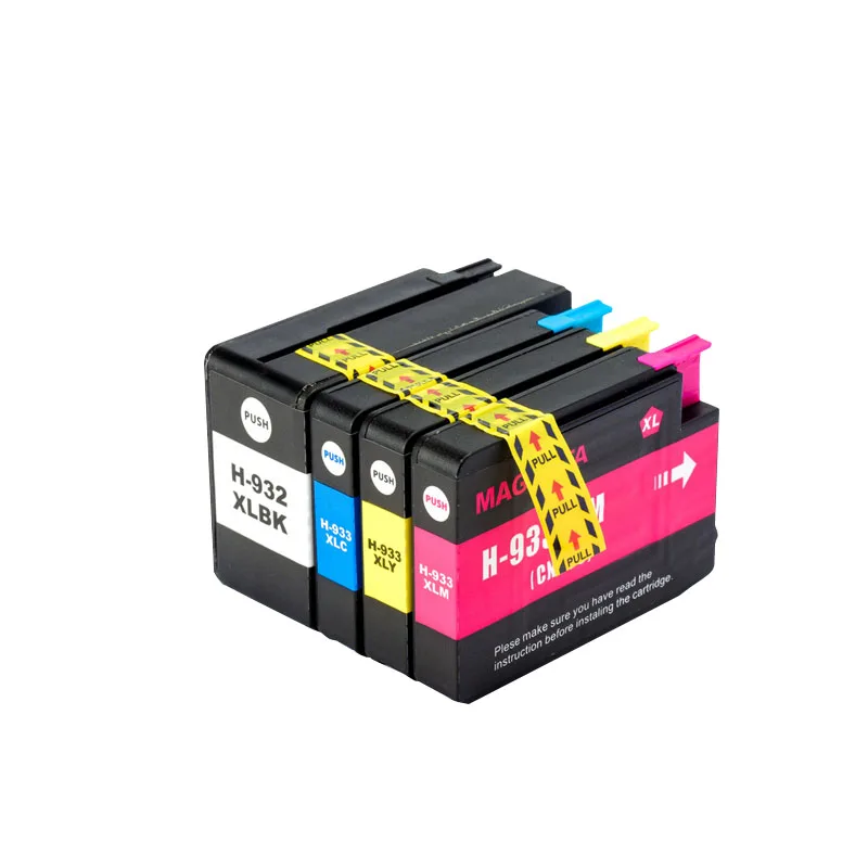 1SET JIUPI совместимый для hp 932 933 XL 932XL чернильный картридж для hp Officejet 6100 6600 6700 7110 7610 7612 принтер - Цвет: 1SET